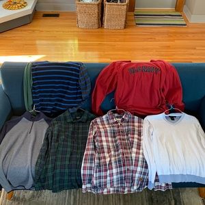 Lot of mens long sleeve shirts